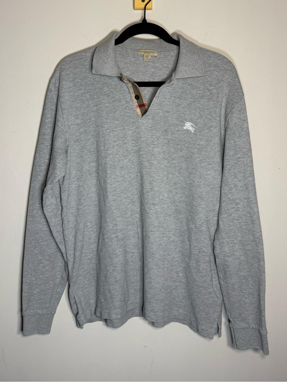 Burberry Brit Long-Sleeve Polo Shirt